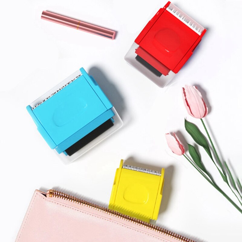 1PCS Stamp Seal Roller Theft Protection Code Guard Your ID Confidentiality Package Private Information Confidential Seal